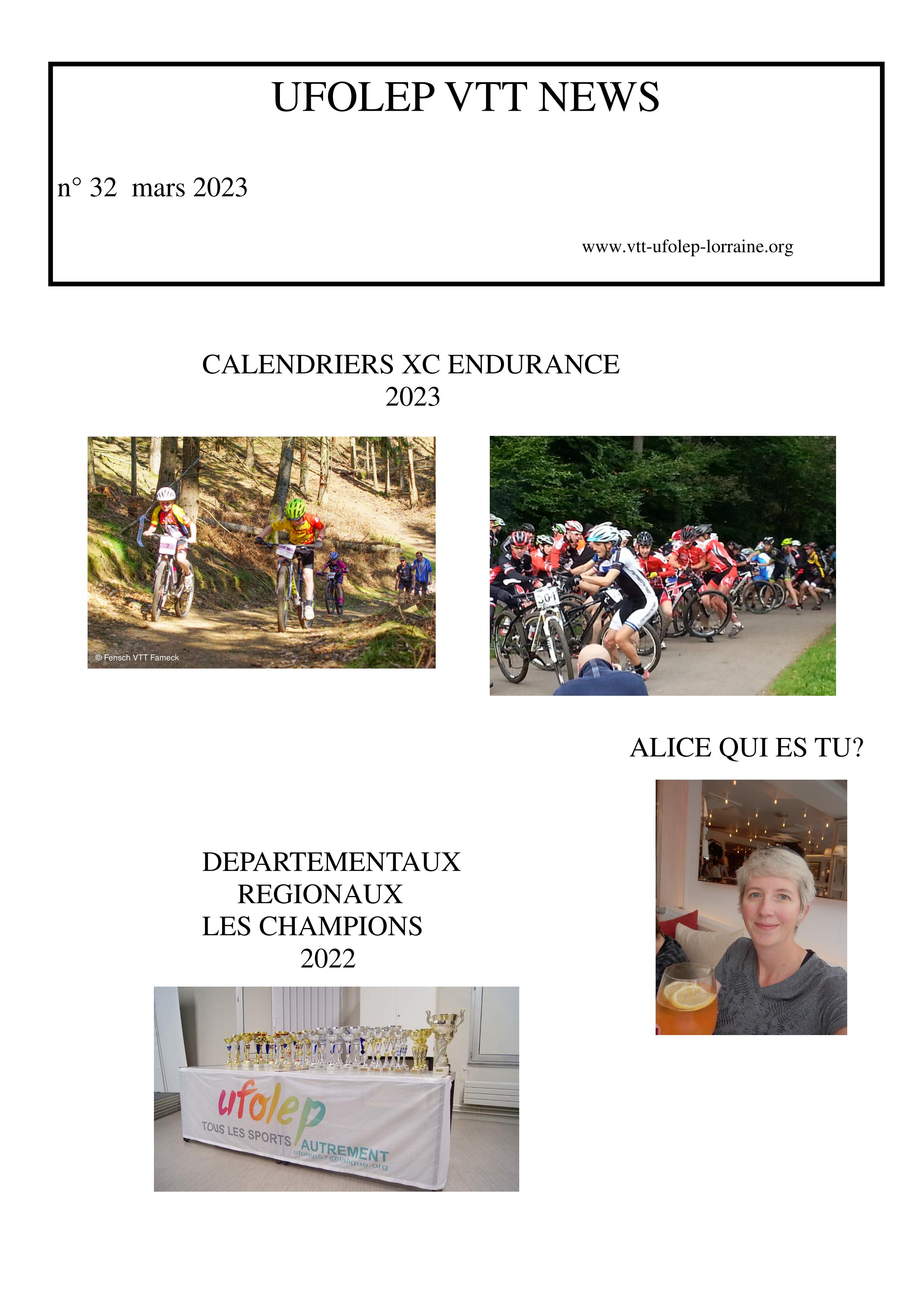 Page dacceuil Ufolep news 32