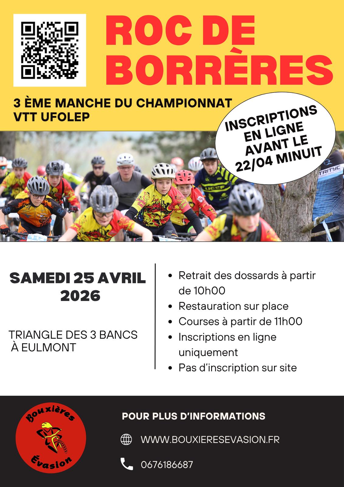 3ème manche du challenge de Lorraine vtt ufolep 2026